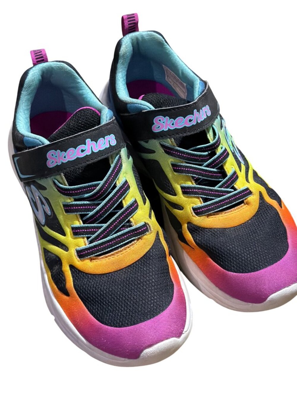 Skechers Girls Gradient Rainbow Sneakers 4
